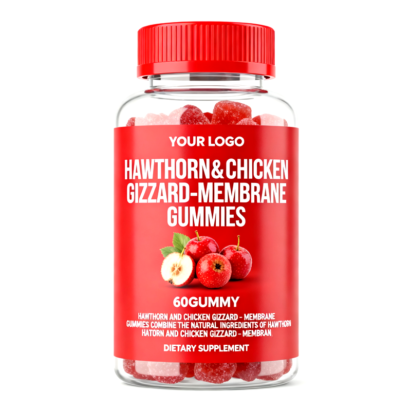 Hawthorn & Chicken Gizzard Membrane Gummies: Digestive Comfort Support