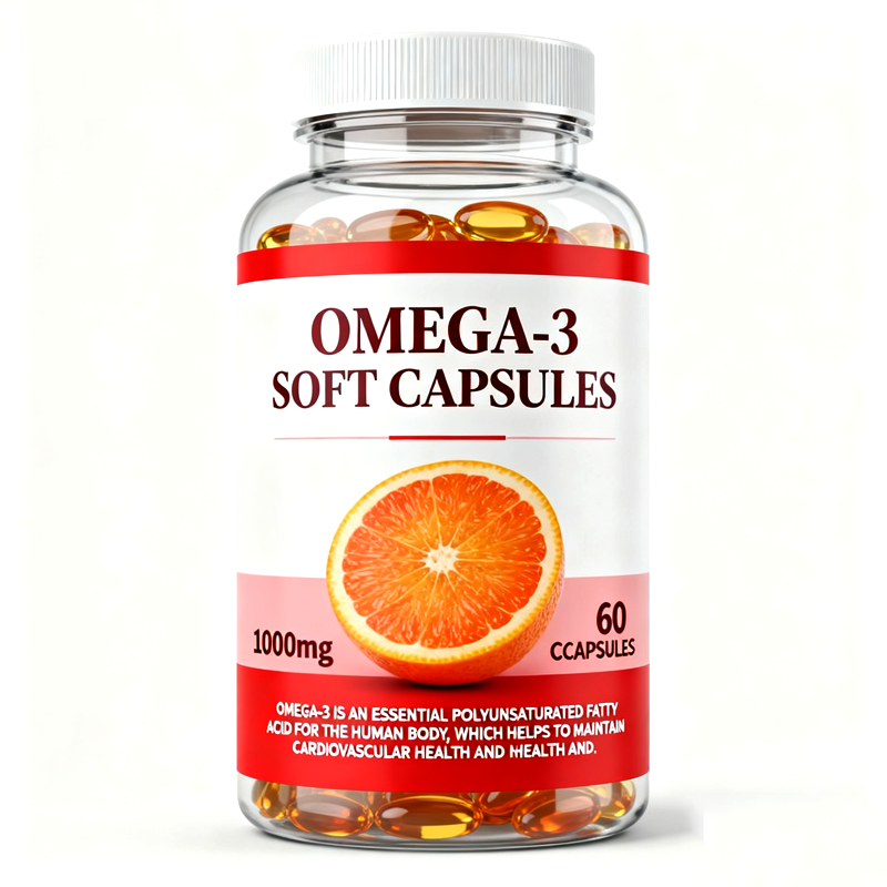 Omega-3 Softgels: Heart, Brain & Eye Health Support