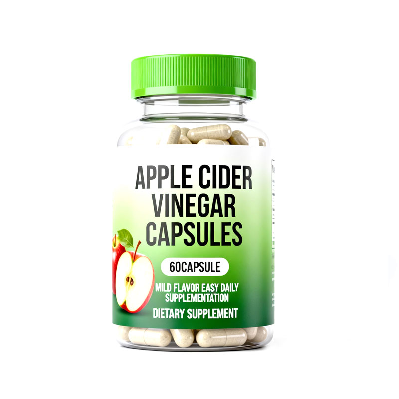 Apple Cider Vinegar Capsules: Natural Digestive & Metabolism Support Supplement